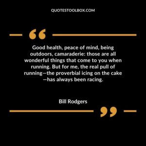 Good health, peace of mind, being outdoors, camaraderie those are all wonderful things that come to you when running. But for me, the real pull of running the proverbial icing on the