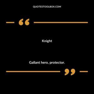 Knight Gallant hero protector.
