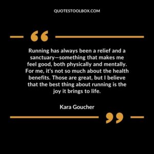 Running has always been a relief and a sanctuary something that makes me feel good, both physically and mentally. For me, it’s not so much about the health benefits. Those are great, but