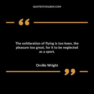 The exhilaration of flying is too keen the pleasure too great for it to be neglected as a sport.
