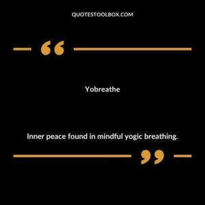 Yobreathe Inner peace found in mindful yogic breathing.