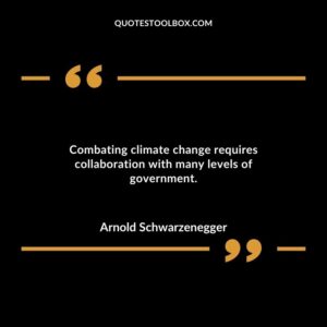 Combating climate change requires collaboration with many levels of government.