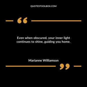 Even when obscured your inner light continues to shine guiding you home.