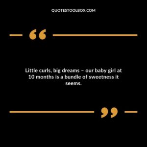 Little curls big dreams our baby girl at 10 months is a bundle of sweetness it seems.
