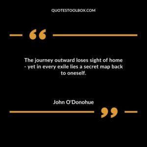 The journey outward loses sight of home yet in every exile lies a secret map back to oneself.