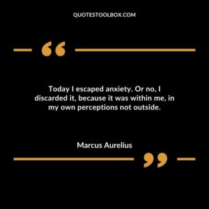 Today I escaped anxiety. Or no I discarded it because it was within me in my own perceptions not outside.