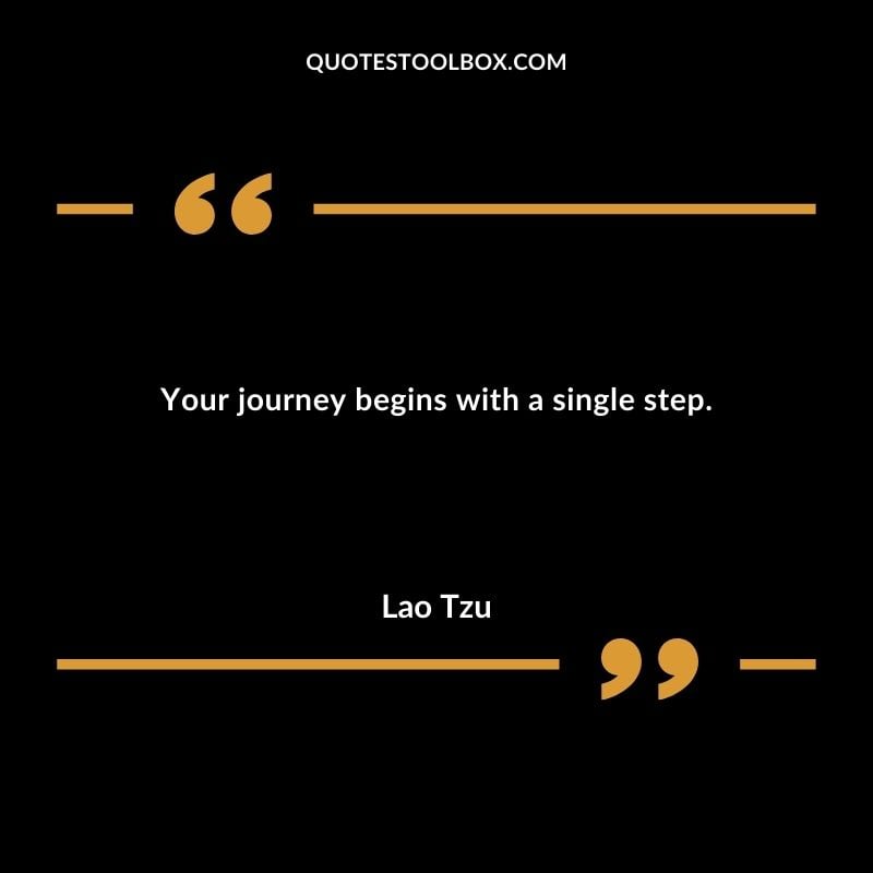 Your journey begins with a single step.