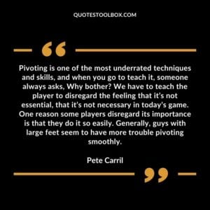 Pivoting is one of the most underrated techniques and skills and when you go to teach it someone always asks Why bother