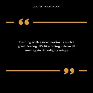 Running with a new routine is such a great feeling. Its like falling in love all over again. #daylightsavings