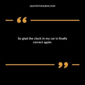 So glad the clock in my car is finally correct again.