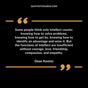 Some people think only intellect counts knowing how to solve problems knowing how to get by knowing how to identify an