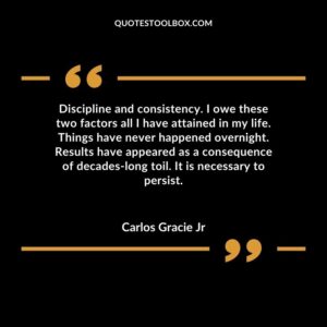 Discipline and consistency. I owe these two factors all I have attained in my life. Things have never