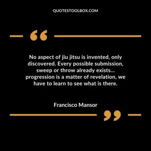 No aspect of jiu jitsu is invented only discovered. Every possible submission sweep or throw