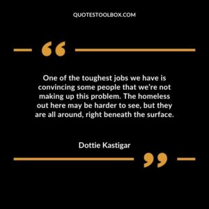 One of the toughest jobs we have is convincing some people that were not making