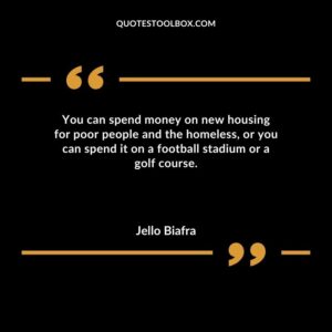 You can spend money on new housing for poor people and the homeless or